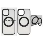 قاب اورجینال Magic Mask استند چرخشی Magsafe مدل Apple iPhone 15 / iPhone 14 / iPhone 13 - مشکی (پک دار)