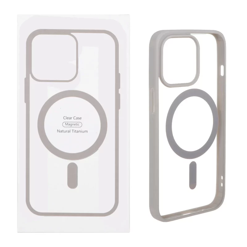 قاب شفاف Apple iPhone 13 Pro با قابلیت شارژ MagSafe - خاکستری (پک دار) - تصویر 2