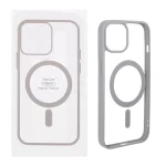 قاب شفاف Apple iPhone 13 / iPhone 14 با قابلیت شارژ MagSafe - خاکستری (پک دار)