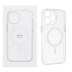 قاب شفاف محافظ لنزدار Apple iPhone 15 Pro Max با قابلیت شارژ MagSafe (پک دار)