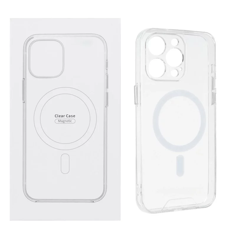 قاب شفاف محافظ لنزدار Apple iPhone 15 Pro Max با قابلیت شارژ MagSafe (پک دار) - تصویر 2
