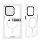 قاب اورجینال Magic Mask مات Magsafe بلک لنز  Apple iPhone 16 Pro - سفید (پک دار)