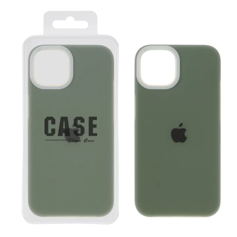 قاب سیلیکونی پاستیلی Apple iPhone 13 / iPhone 14 - سبز (پک دار) - تصویر 2