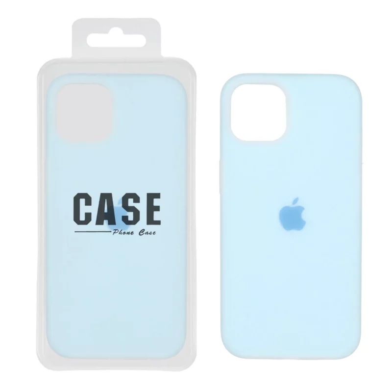 قاب سیلیکونی پاستیلی Apple iPhone 13 / iPhone 14 - آبی روشن (پک دار) - تصویر 2