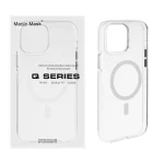 قاب اورجینال Magic Mask پشت سخت شفاف MagSafe مدل Apple iPhone 13 Pro Max (پک دار)