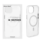 قاب اورجینال Magic Mask پشت سخت شفاف MagSafe مدل Apple iPhone 13 / iPhone 14 (پک دار)
