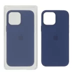 قاب سیلیکونی پاک کنی اورجینال Apple iPhone 13 Pro Max - سرمه ای کد 1 (پک اصلی)