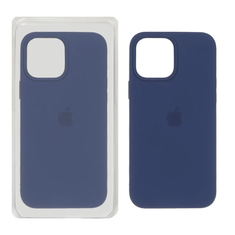 قاب سیلیکونی پاک کنی اورجینال Apple iPhone 13 Pro Max - سرمه ای کد 1 (پک اصلی) - تصویر 2
