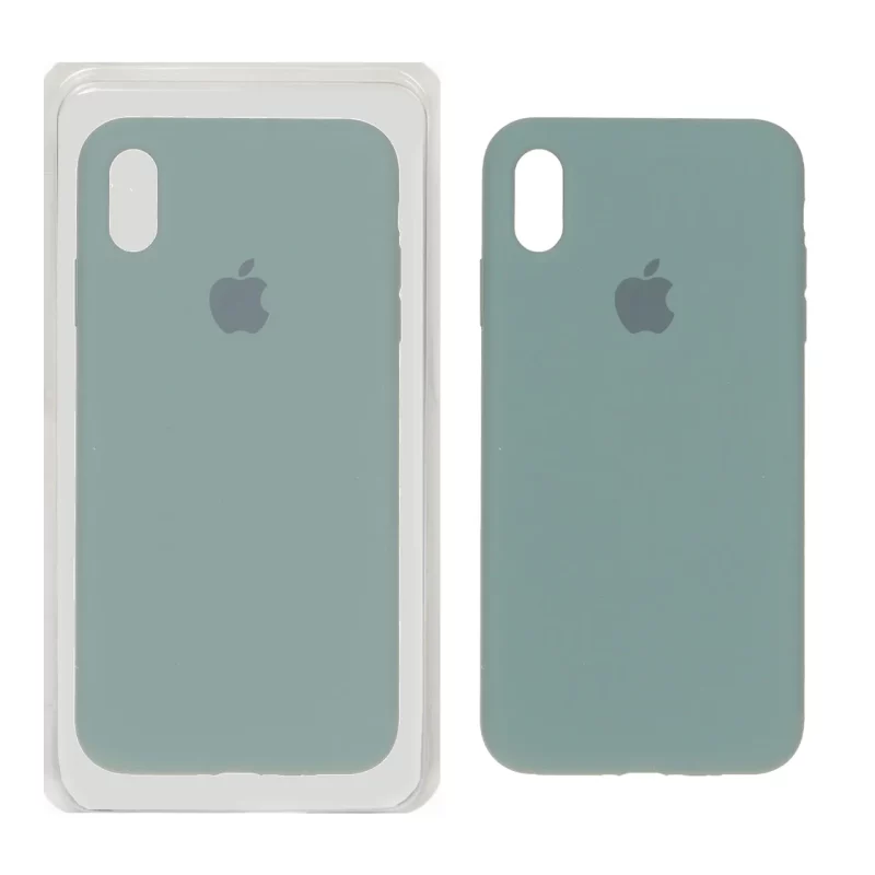 قاب سیلیکونی پاک کنی اورجینال Apple iPhone X Max / iPhone XS Max - سبز نعنایی (پک اصلی) - تصویر 2