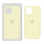 قاب سیلیکونی پاک کنی اورجینال Apple iPhone 11 Pro - لیمویی (پک اصلی)