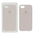 قاب سیلیکونی پاک کنی اورجینال Apple iPhone 7 / iPhone 8 / iPhone SE (2020) - خاکی (پک اصلی)