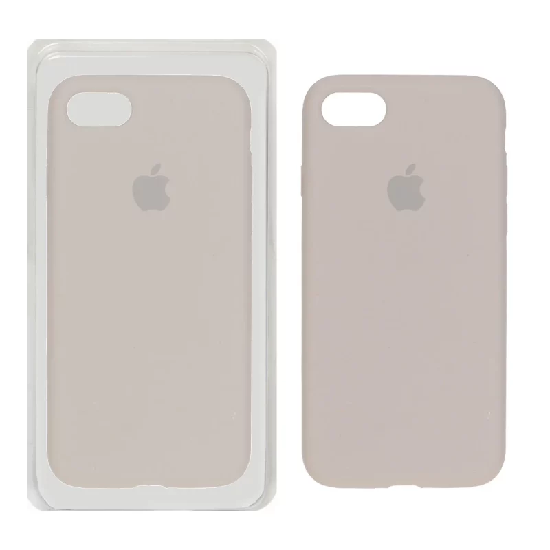 قاب سیلیکونی پاک کنی اورجینال Apple iPhone 7 / iPhone 8 / iPhone SE (2020) - خاکی (پک اصلی) - تصویر 2