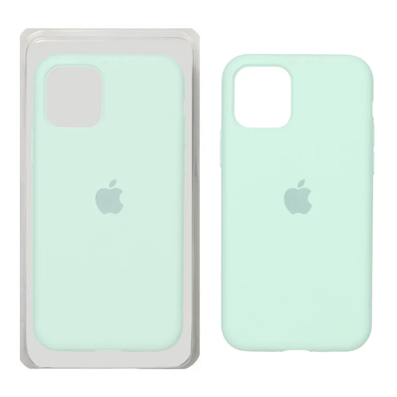 قاب سیلیکونی پاک کنی اورجینال Apple iPhone 11 Pro - سبز روشن (پک اصلی) - تصویر 2