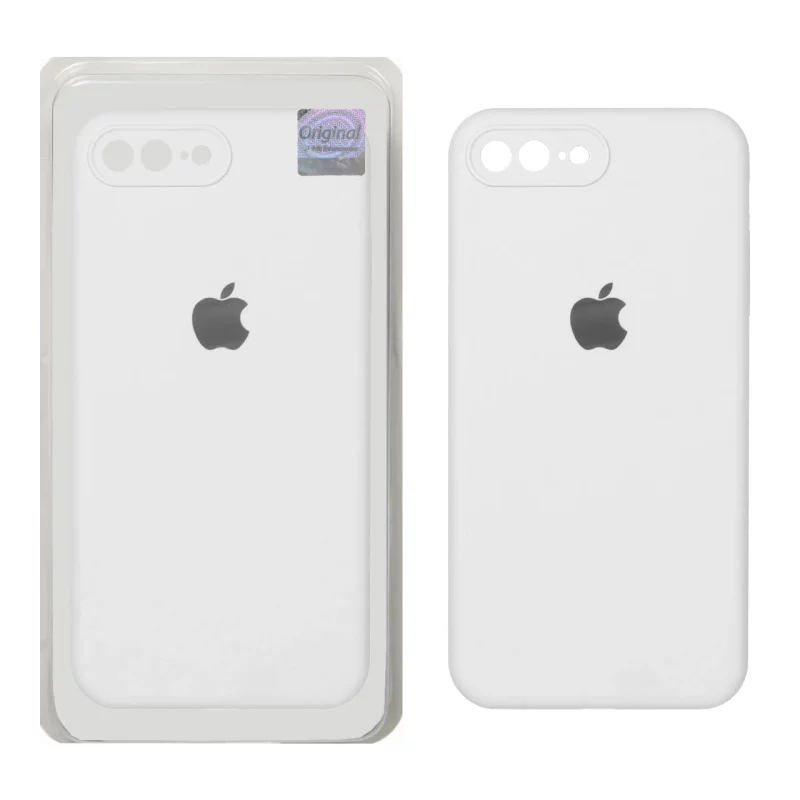قاب سیلیکونی پاک کنی اورجینال Master Quality مدل Apple iPhone 7 Plus / iPhone 8 Plus - سفید (پک دار) - تصویر 2