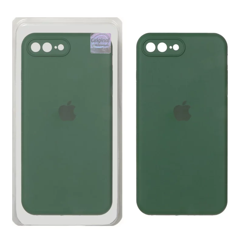 قاب سیلیکونی پاک کنی اورجینال Master Quality مدل Apple iPhone 7 Plus / iPhone 8 Plus - سبز (پک دار) - تصویر 2