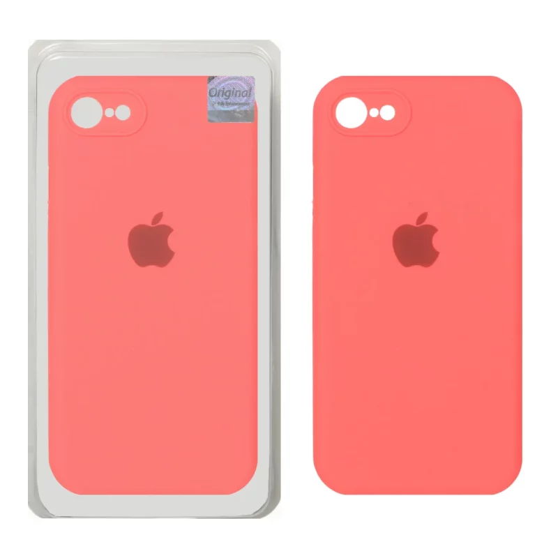 قاب سیلیکونی پاک کنی اورجینال Master Quality مدل Apple iPhone 7 / iPhone 8 / iPhone SE (2020) - مرجانی (پک دار) - تصویر 2
