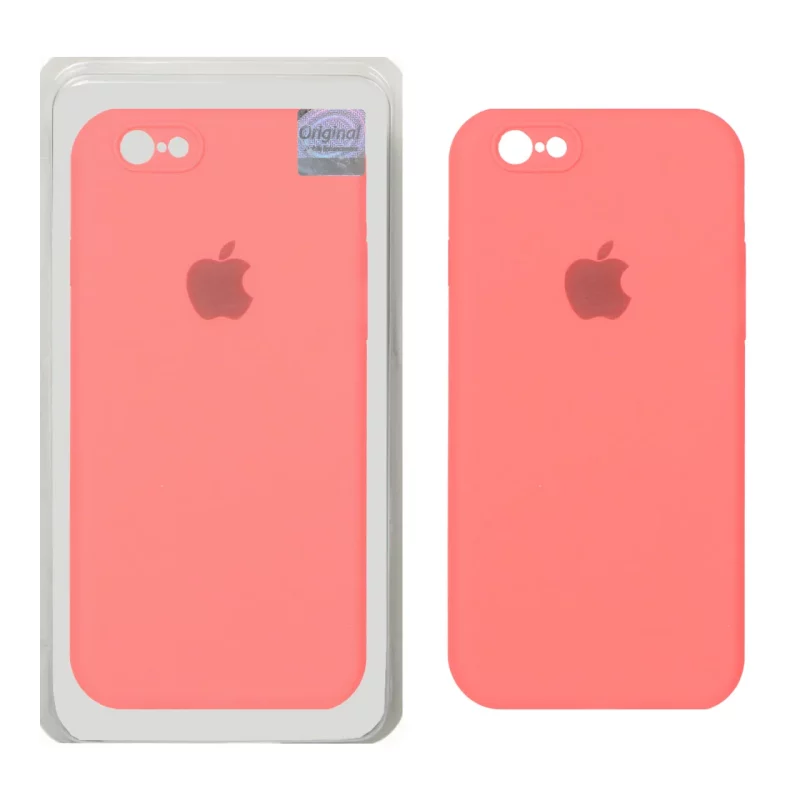 قاب سیلیکونی پاک کنی اورجینال Master Quality مدل Apple iPhone 6 / iPhone 6s - مرجانی (پک دار) - تصویر 2