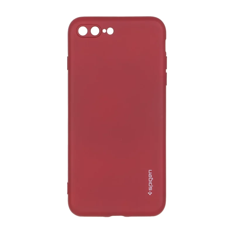 قاب سیلیکونی Spigen محافظ لنزدار Apple iPhone 7 Plus / iPhone 8 Plus - زرشکی - تصویر 2