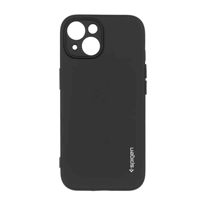 قاب سیلیکونی Spigen محافظ لنزدار Apple iPhone 15 / iPhone 14 / iPhone 13 - مشکی - تصویر 2