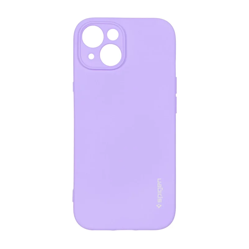 قاب سیلیکونی Spigen محافظ لنزدار Apple iPhone 15 / iPhone 14 / iPhone 13 - بنفش روشن - تصویر 2