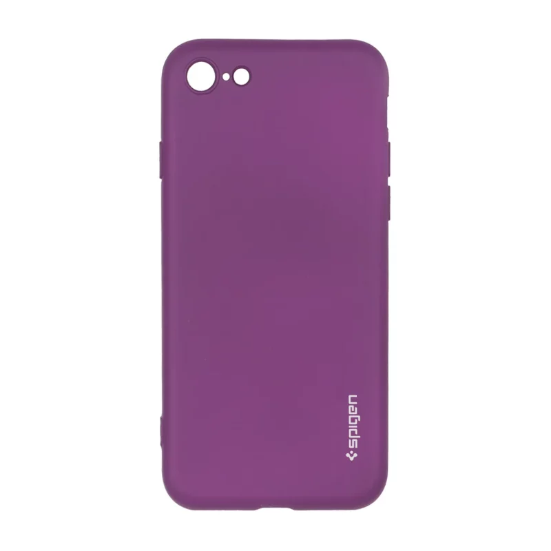قاب سیلیکونی Spigen محافظ لنزدار Apple iPhone 7 / iPhone 8 / iPhone SE (2020) - ارغوانی - تصویر 2