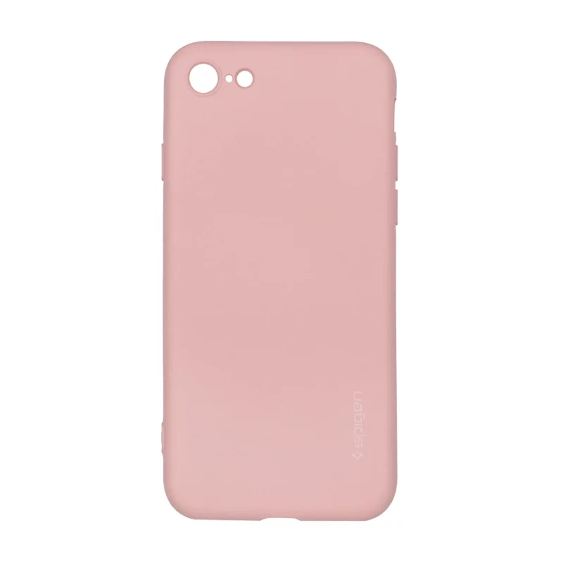 قاب سیلیکونی Spigen محافظ لنزدار Apple iPhone 7 / iPhone 8 / iPhone SE (2020) - صورتی چرک - تصویر 2