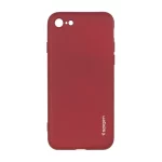 قاب سیلیکونی Spigen محافظ لنزدار Apple iPhone 7 / iPhone 8 / iPhone SE (2020) - زرشکی
