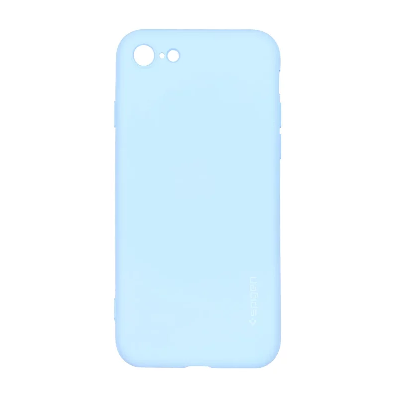قاب سیلیکونی Spigen محافظ لنزدار Apple iPhone 7 / iPhone 8 / iPhone SE (2020) - آبی روشن - تصویر 2