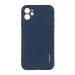 قاب سیلیکونی Spigen محافظ لنزدار Apple iPhone 11 - سرمه ای