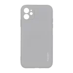 قاب سیلیکونی Spigen محافظ لنزدار Apple iPhone 11 - طوسی