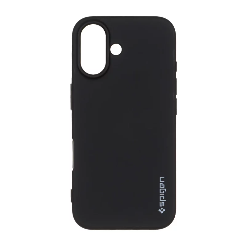 قاب سیلیکونی Spigen مدل Apple iPhone 16 - مشکی - تصویر 2