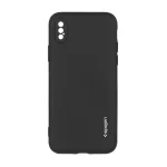 قاب سیلیکونی Spigen محافظ لنزدار Apple iPhone X / iPhone XS - مشکی