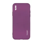 قاب سیلیکونی Spigen محافظ لنزدار Apple iPhone X / iPhone XS - ارغوانی