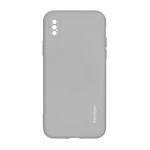 قاب سیلیکونی Spigen محافظ لنزدار Apple iPhone X / iPhone XS - طوسی