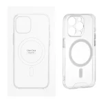 قاب شفاف محافظ لنزدار Apple iPhone 15 Pro با قابلیت شارژ MagSafe (پک دار)