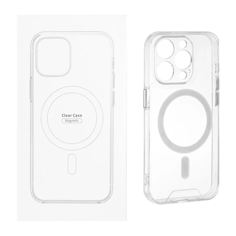 قاب شفاف محافظ لنزدار Apple iPhone 15 Pro با قابلیت شارژ MagSafe (پک دار) - تصویر 2