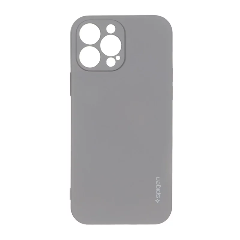 قاب سیلیکونی Spigen محافظ لنزدار Apple iPhone 13 Pro Max - طوسی - تصویر 2