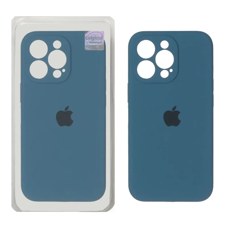 قاب سیلیکونی پاک کنی اورجینال Master Quality مدل Apple iPhone 13 Pro - سبز کله غازی (پک دار) - تصویر 2