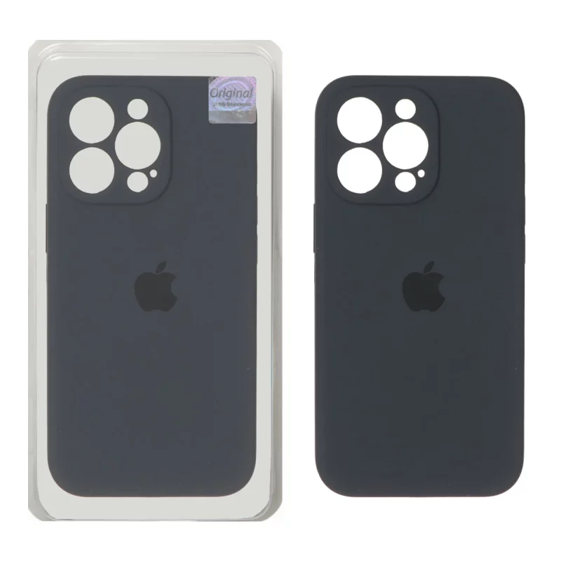 قاب سیلیکونی پاک کنی اورجینال Master Quality مدل Apple iPhone 13 Pro - خاکستری (پک دار) - تصویر 2