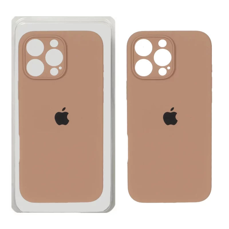 قاب سیلیکونی پاک کنی محافظ لنزدار اورجینال Apple iPhone 16 Pro Max - صحرایی (پک دار) - NTC - تصویر 2
