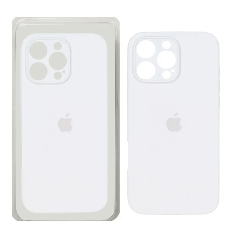 قاب سیلیکونی پاک کنی محافظ لنزدار اورجینال Apple iPhone 16 Pro Max - سفید (پک دار) - NTC - تصویر 2
