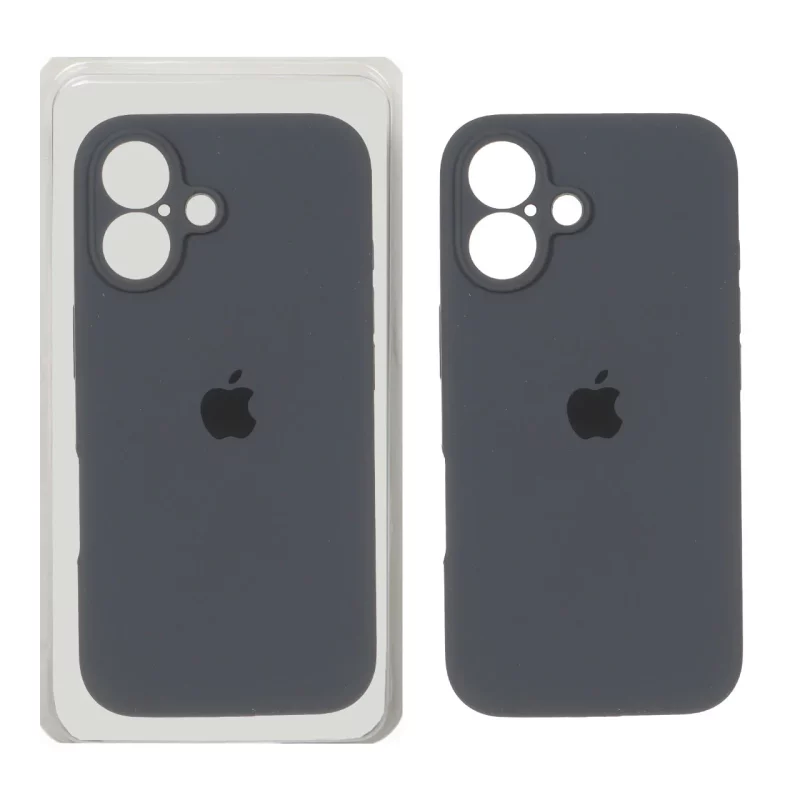قاب سیلیکونی پاک کنی محافظ لنزدار اورجینال Apple iPhone 16 - خاکستری (پک دار) - NTC - تصویر 2