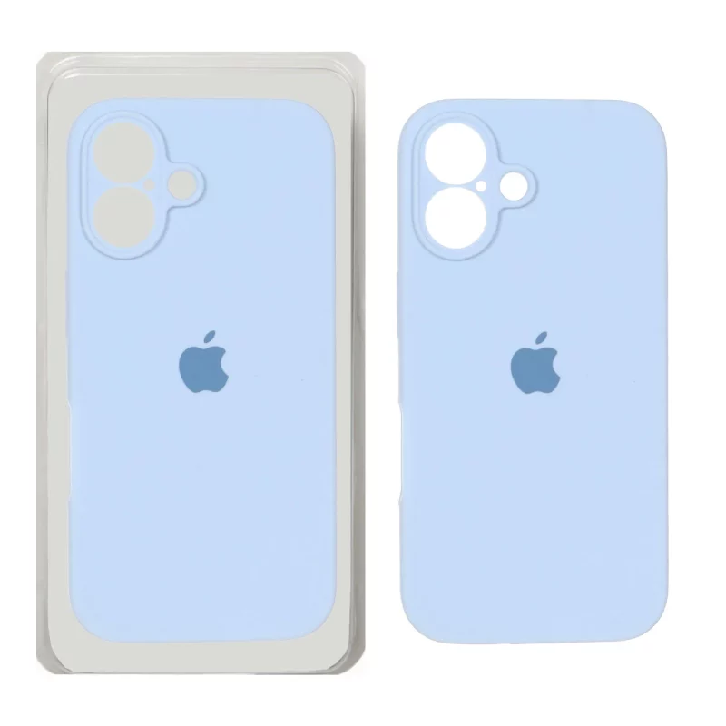 قاب سیلیکونی پاک کنی محافظ لنزدار اورجینال Apple iPhone 16 - آبی آسمانی (پک دار) - NTC - تصویر 2