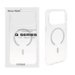 قاب اورجینال Magic Mask شفاف MagSafe اکلیلی Apple iPhone 17 Pro Max (پک دار) - MPS