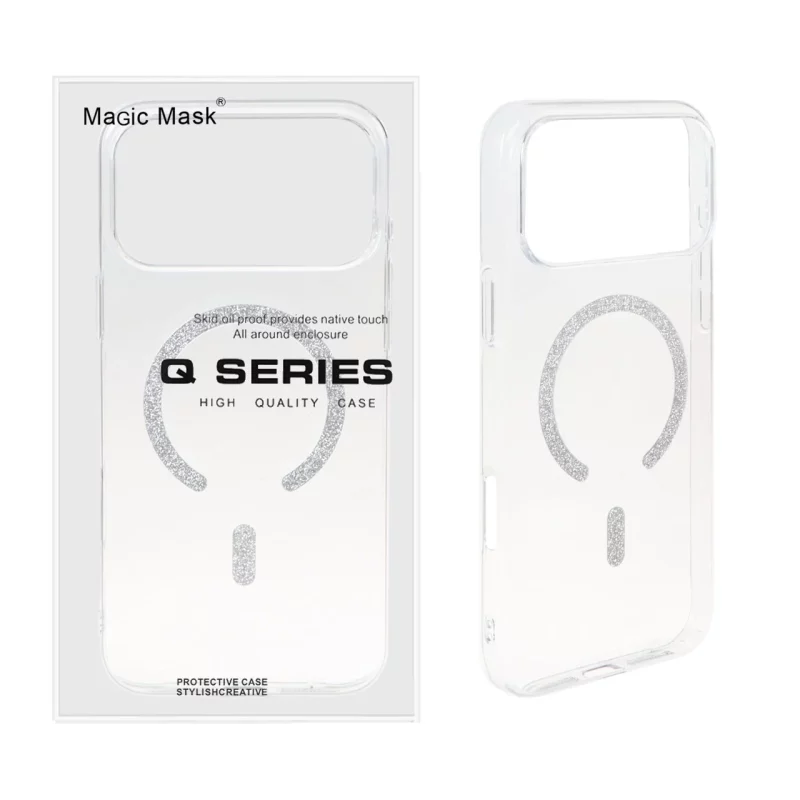 قاب اورجینال Magic Mask شفاف MagSafe اکلیلی Apple iPhone 17 Pro Max (پک دار) - MPS - تصویر 2
