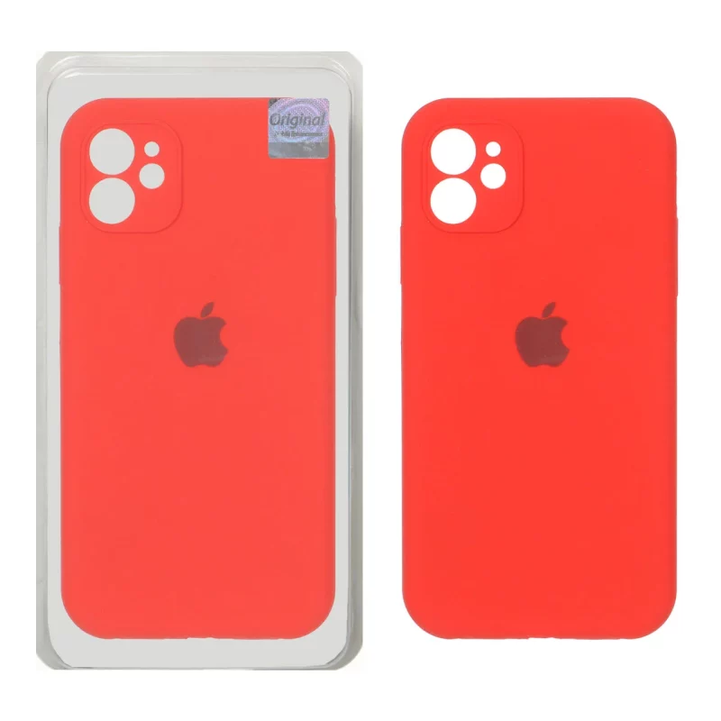 قاب سیلیکونی پاک کنی اورجینال Master Quality مدل Apple iPhone 11 - قرمز (پک دار) - تصویر 2