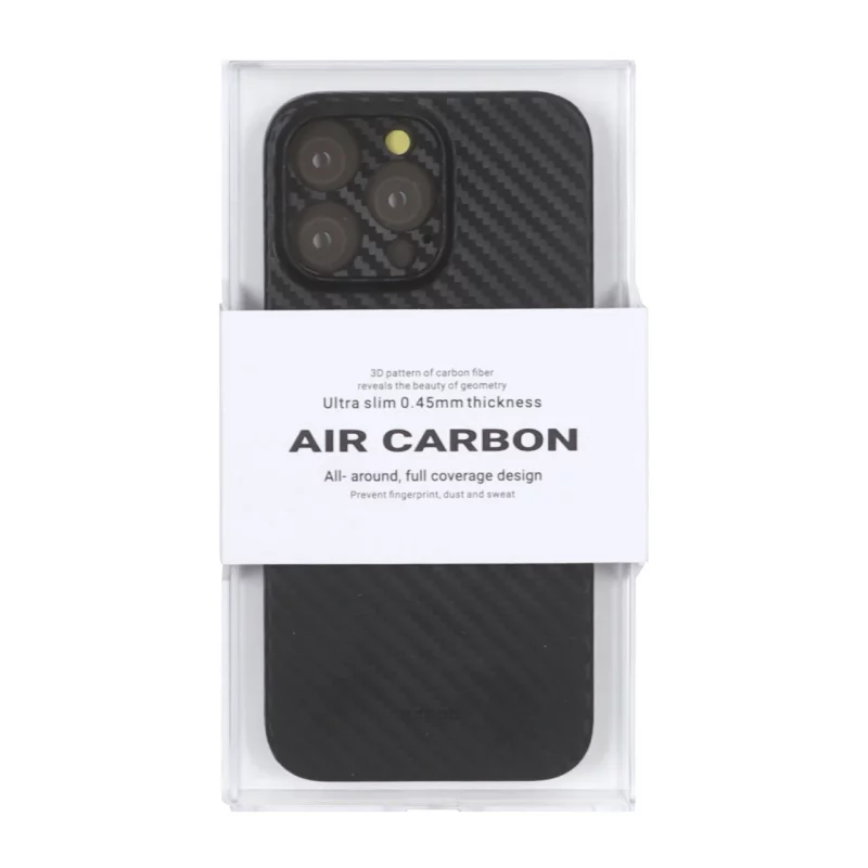 قاب محافظ لنزدار Original KDoo Air Carbon مدل Apple iPhone 16 Pro Max - مشکی ( پک دار) - NTC - تصویر 2