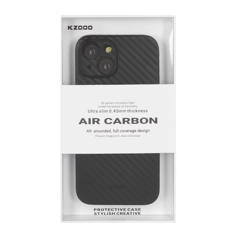قاب محافظ لنزدار Original KDoo Air Carbon مدل Apple iPhone 15 - مشکی ( پک دار) - NTC - تصویر 2