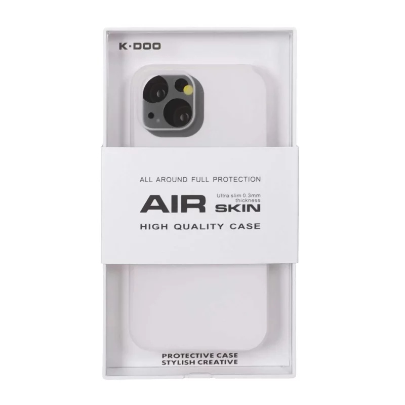 قاب Original KDoo Air Skin مدل Apple iPhone 13 / iPhone 14 - سفید (پک دار) - NTC - تصویر 2