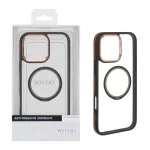 قاب اورجینال Yotoo شفاف MagSafe لنز فلزی Apple iPhone 16 Pro Max - مشکی (پک دار) - NTC
